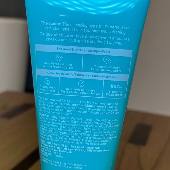 *NEW WITH SEAL* Ulta Beauty Collection Cloud Face Cleanser 4 fl oz.w/Aloe Vera - Picture 2 of 3